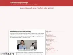 Sites similar to effortlessenglishpage.com
