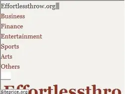 Sites similar to effortlessthrow.org