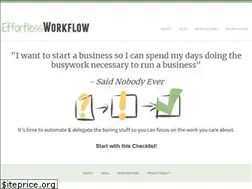 Sites similar to effortlessworkflow.com