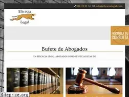 Sites similar to eficacialegal.com