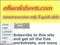Sites similar to eflworksheets.com