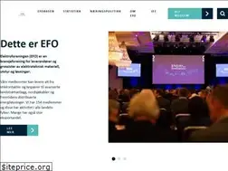 Sites similar to efo.no