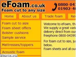 Sites similar to efoam.co.uk