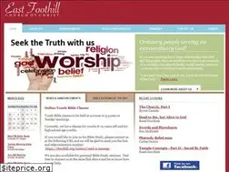 Sites similar to efoothill.org