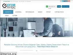 Sites similar to eforpatent.com.tr