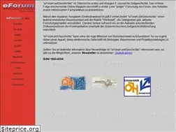 Sites similar to eforum-zeitgeschichte.at