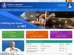 Sites similar to egazetteodisha.nic.in