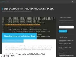 Sites similar to egeek.io