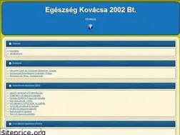 Sites similar to egeszsegkovacsa.hu