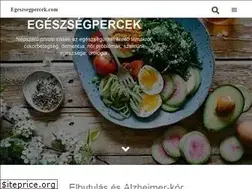 Sites similar to egeszsegpercek.com