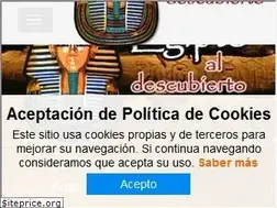 Sites similar to egiptoaldescubierto.com
