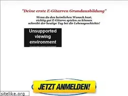 Sites similar to egitarrenmasterkurs.de