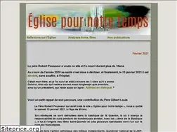 Sites similar to eglise-pour-notre-temps.net