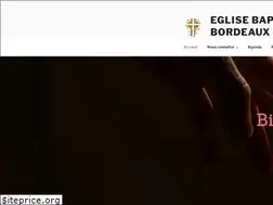 Sites similar to eglisebaptistebordeaux.fr