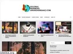 Sites similar to eglobalwarmingawareness2007.com