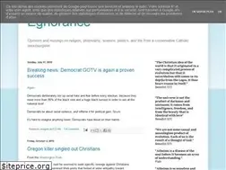 Sites similar to egnorance.blogspot.com
