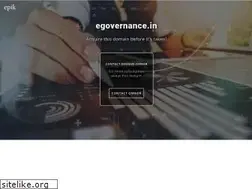 Sites similar to egovernance.in