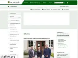Sites similar to egovernment.sachsen.de