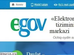 Sites similar to egovernment.uz
