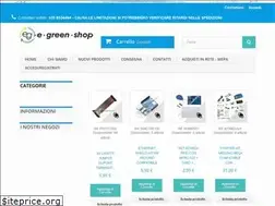 Sites similar to egreenshop.it