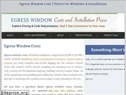 Sites similar to egresswindowcost.com