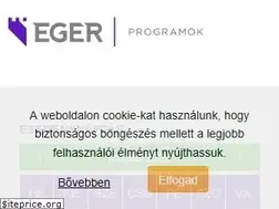 Sites similar to egriprogramok.hu