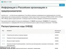Sites similar to egrulinfo.com