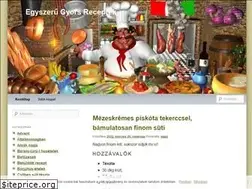 Sites similar to egyszerugyorsreceptek.com