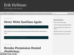 Sites similar to ehellman.github.io