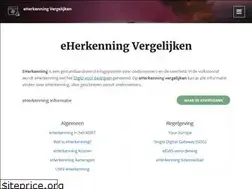 Sites similar to eherkenningvergelijker.nl