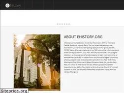 Sites similar to ehistory.org