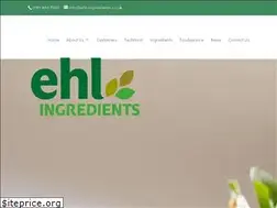 Sites similar to ehl-ingredients.co.uk