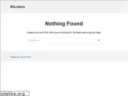 Sites similar to ehlisters.com