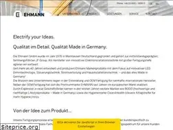 Sites similar to ehmann-gmbh.de