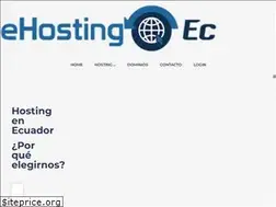 Sites similar to ehosting.ec