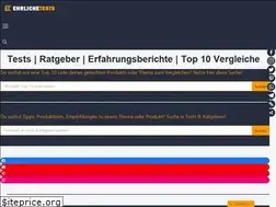 Sites similar to ehrliche-tests.de
