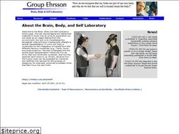 Sites similar to ehrssonlab.se