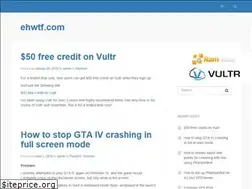 Sites similar to ehwtf.com