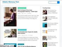 Sites similar to eideticmemorytest.com