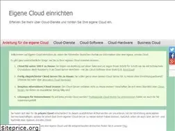 Sites similar to eigene-cloud-einrichten.de