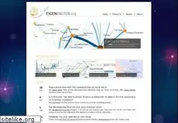 Sites similar to eigenfactor.org