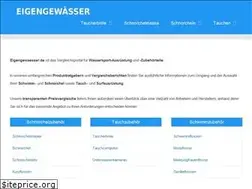 Sites similar to eigengewaesser.de