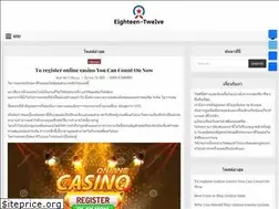 Sites similar to eighteen-twelve.com