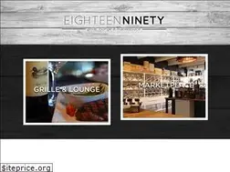 Sites similar to eighteenninety.com