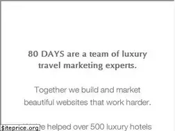 Sites similar to eighty-days.com