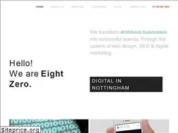 Sites similar to eightzero.co.uk