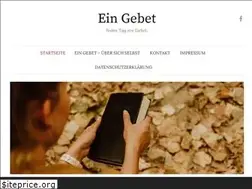 Sites similar to ein-gebet.de
