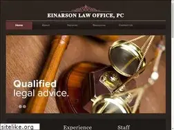 Sites similar to einarsonlawoffice.com