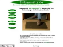 Sites similar to einbaumatte.de
