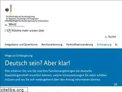 Sites similar to einbuergerung.de